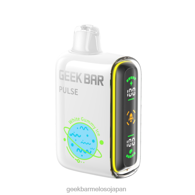 8RFPL68 Geek Bar Pulse 15,000 個の使い捨て電子タバコ 白いグミアイス | Geek Bar flavours 8RFPL68 Geek Bar Pulse 15,000 個の使い捨て電子タバコ 白いグミアイス | Geek Bar flavours